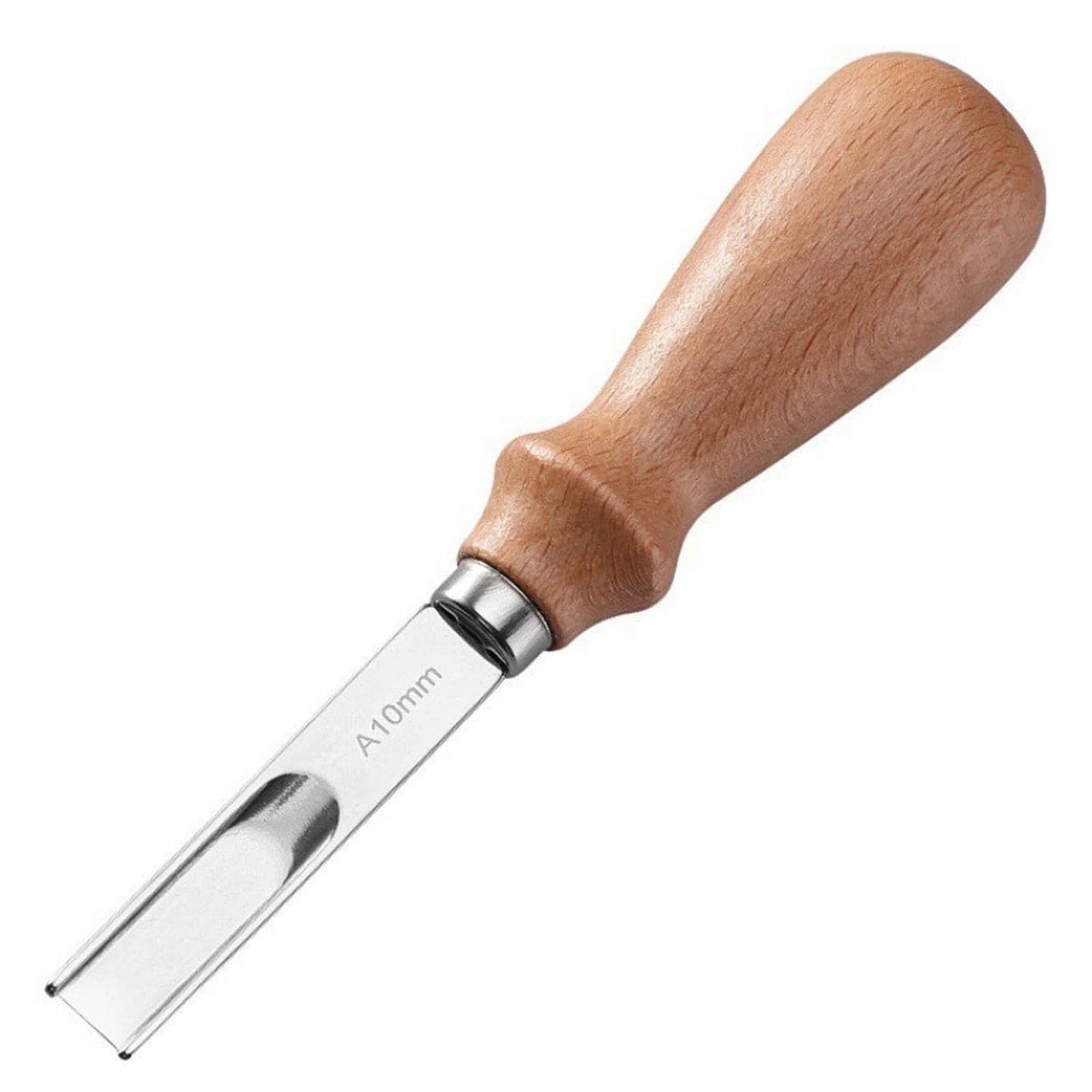 Solid Spare 4 PCs Leather Edge Bevelers French Beveler Wide Mouth Skiving Knife Craft Tool
