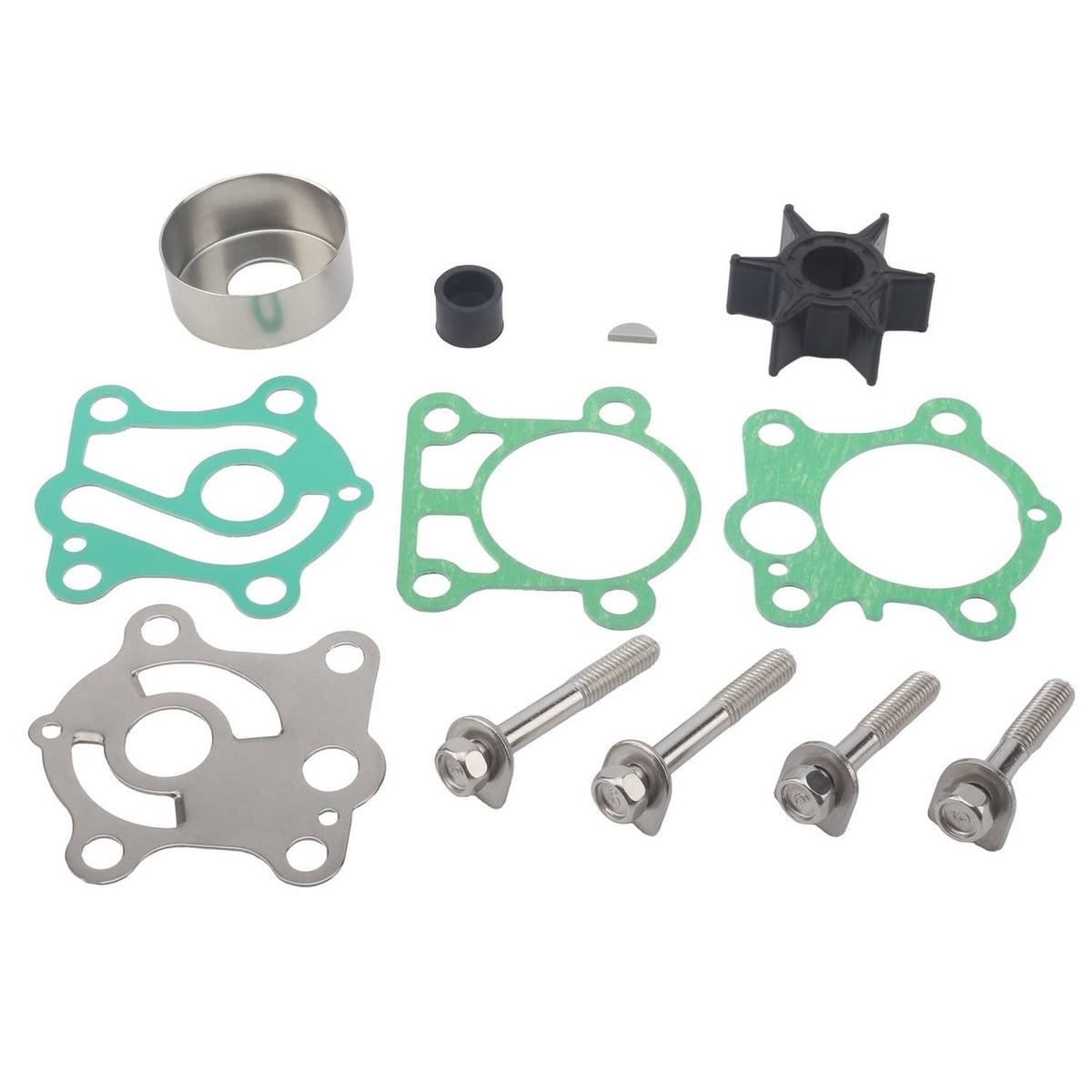 Solid Spare Water Pump Repair Impeller Kit for Yamaha 2 Str 40hp 50hp Outboard 6H4-W0078-A0