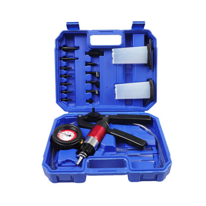 Solidspare 21pcs Hand Held Vacuum Pressure Pump Tester Brake Fluid Bleeder Bleeding Tool US