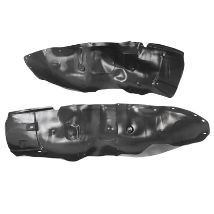Solid Spare Front Driver & Passenger Side Inner Fender Liners For 07-13 Chevy Silverado 1500