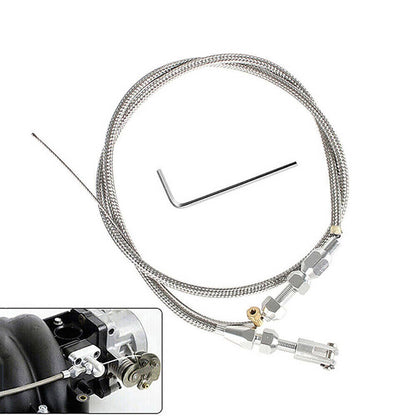 Solidspare LS 92MM Throttle Body with Position Sensors TPS IAC & Throttle Gas Cable Kit