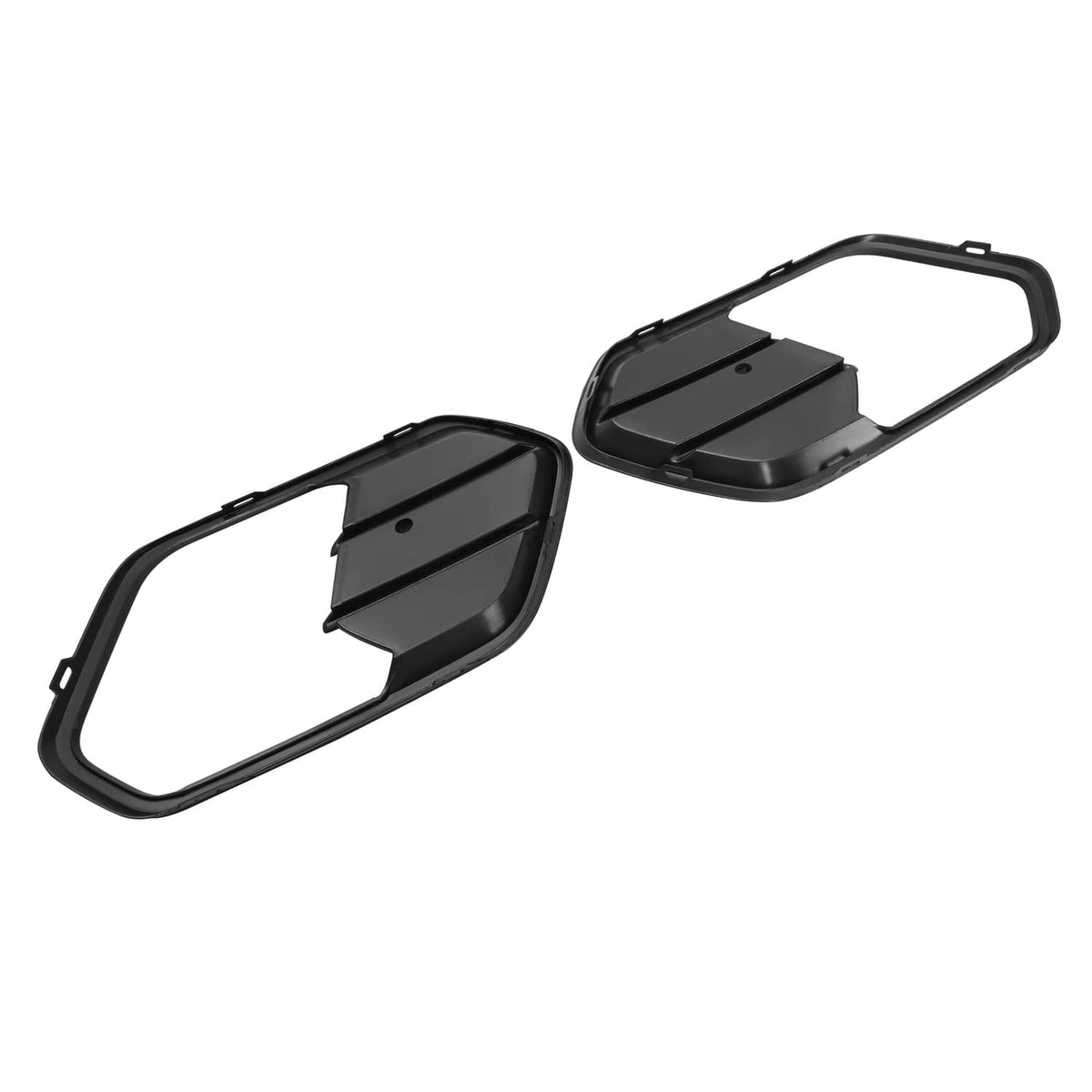 Solid Spare Pair Bumper Fog Light Cover Bezel For Ford Escape Kuga 2017 2018 2019 Left+Right