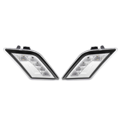 Solid Spare LED Bumper Side Marker Lights For Mercedes-Benz C300/C350/C63 AMG 4-Door 08-11