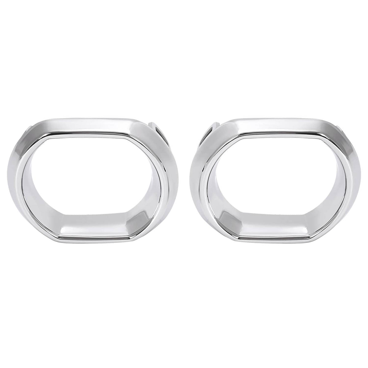 Solid Spare Driver & Passenger Side For GMC Acadia 2013-2016 Bumper Fog Light Trim Molding