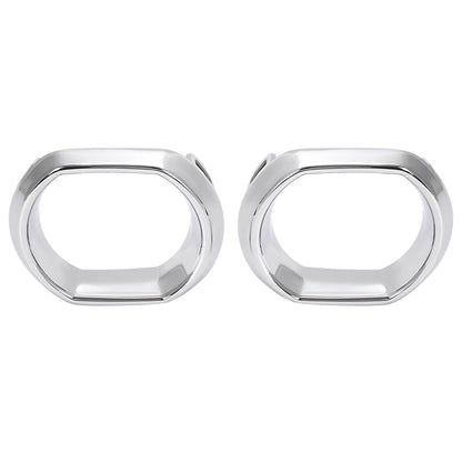 Solid Spare Driver & Passenger Side For GMC Acadia 2013-2016 Bumper Fog Light Trim Molding