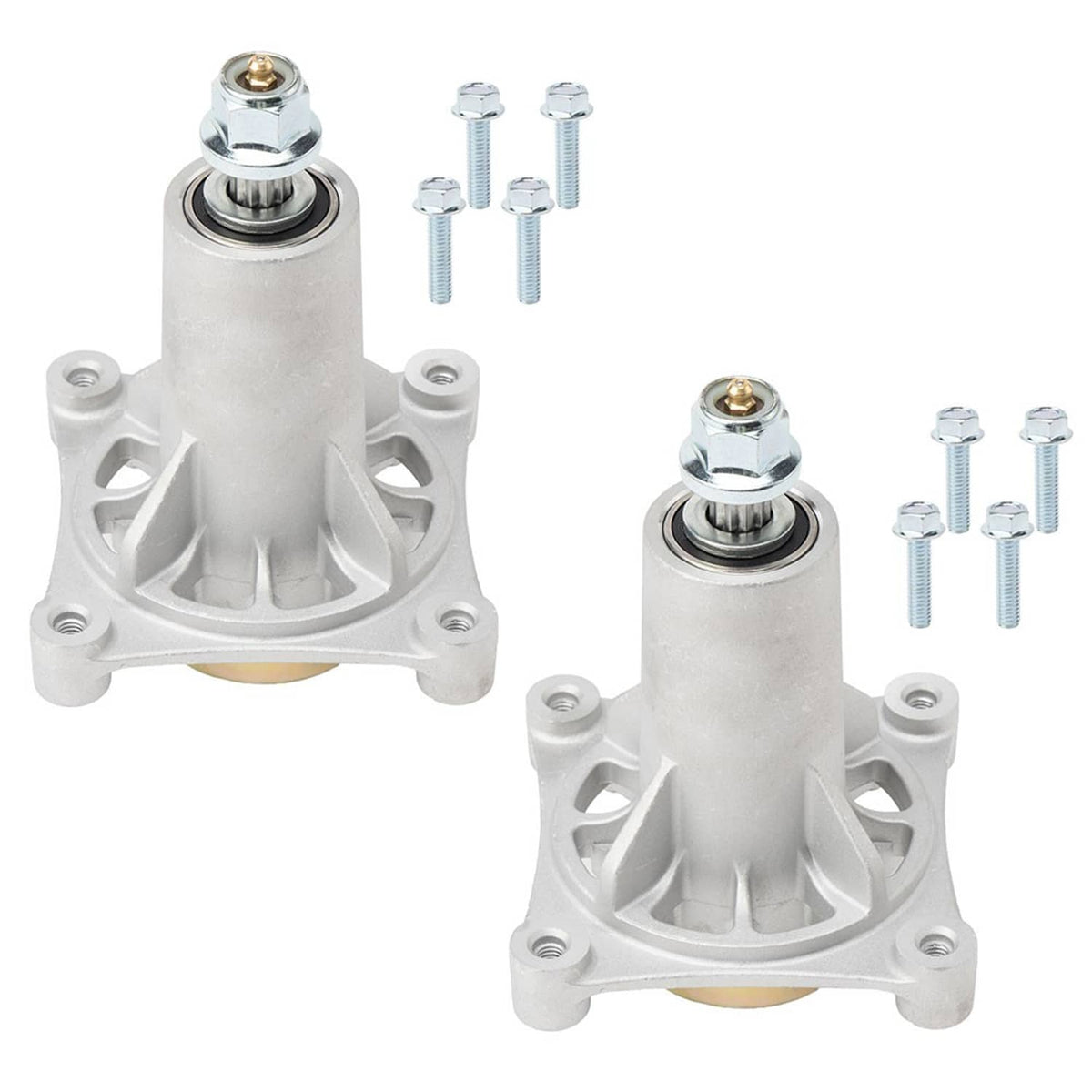 Solidspare Deck Spindle for Poulan Pro PP19A42 PP175G42 PB195H42LT PP185A42 187292 - 2Packs