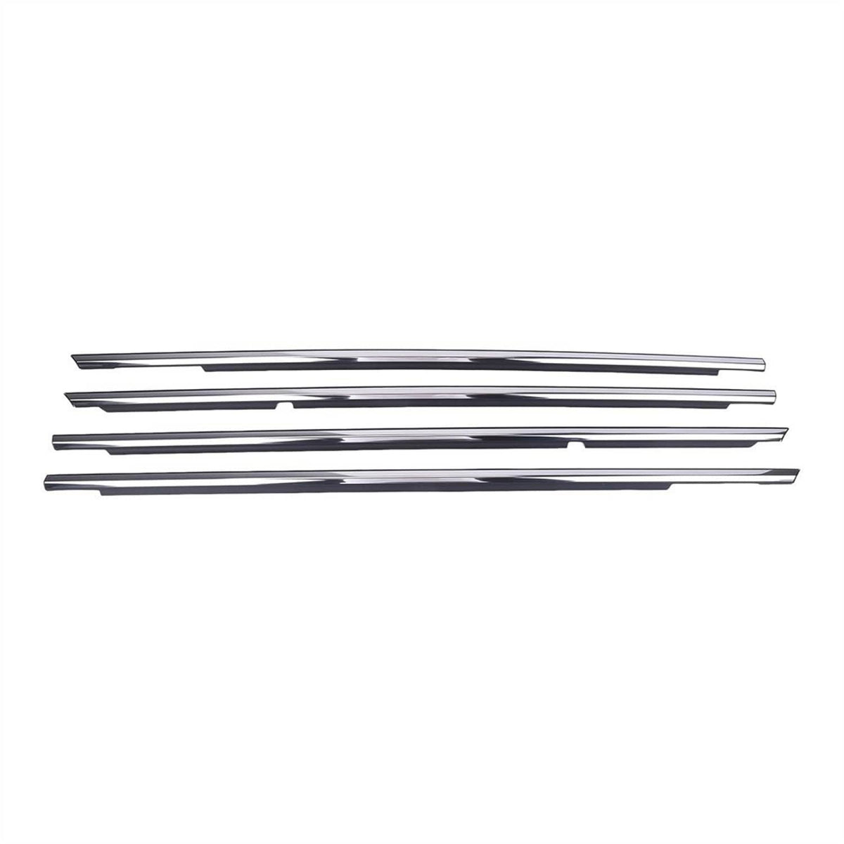 Solidspare 4x Window Molding Trim Weather Strip Seal Strip for 2002-2006 Toyota Camry Blcak