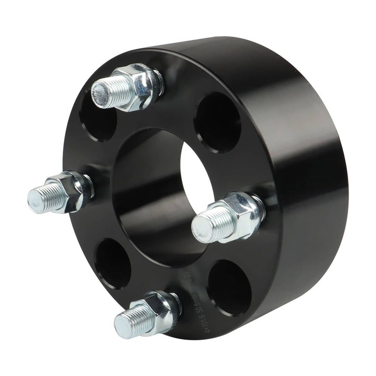 Solidspare 2" 4x4 Wheel Spacers For Golf Cart  GO Club Car 1/2"x20 Studs 4Pc Black ATV