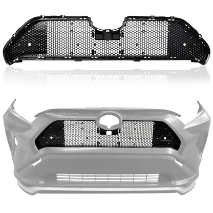 Fit 2019-21 Toyota Rav4 Front Bumper Honeycomb Chrome Trim Grille