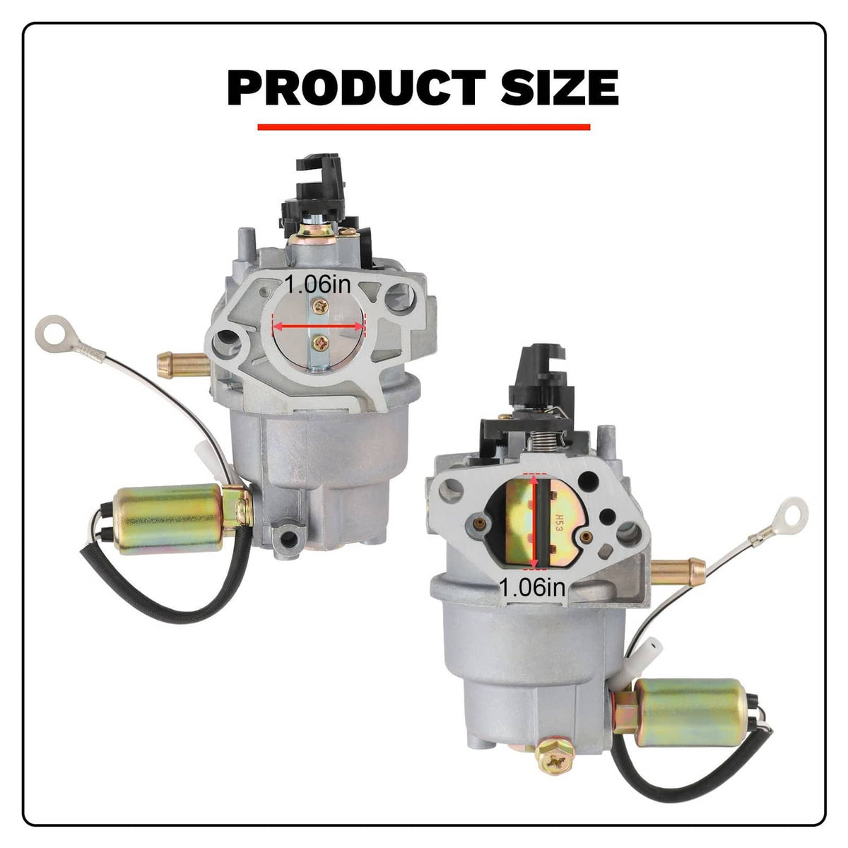 Solidspare Carburetor Kit Fits MTD 951-05149 HY-4P90F CC30 13A226JD010 LT1500 4P90HUA