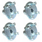 (4) 4" x 4" Lug 1" Live Axle Hubs for American Sportsworks 3170 Hornet Dragonfly