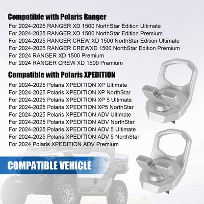 Solidspare 2889620 Lock And Ride Max D-Rings 2PCS For Polaris Xpedition Models 2024-2025