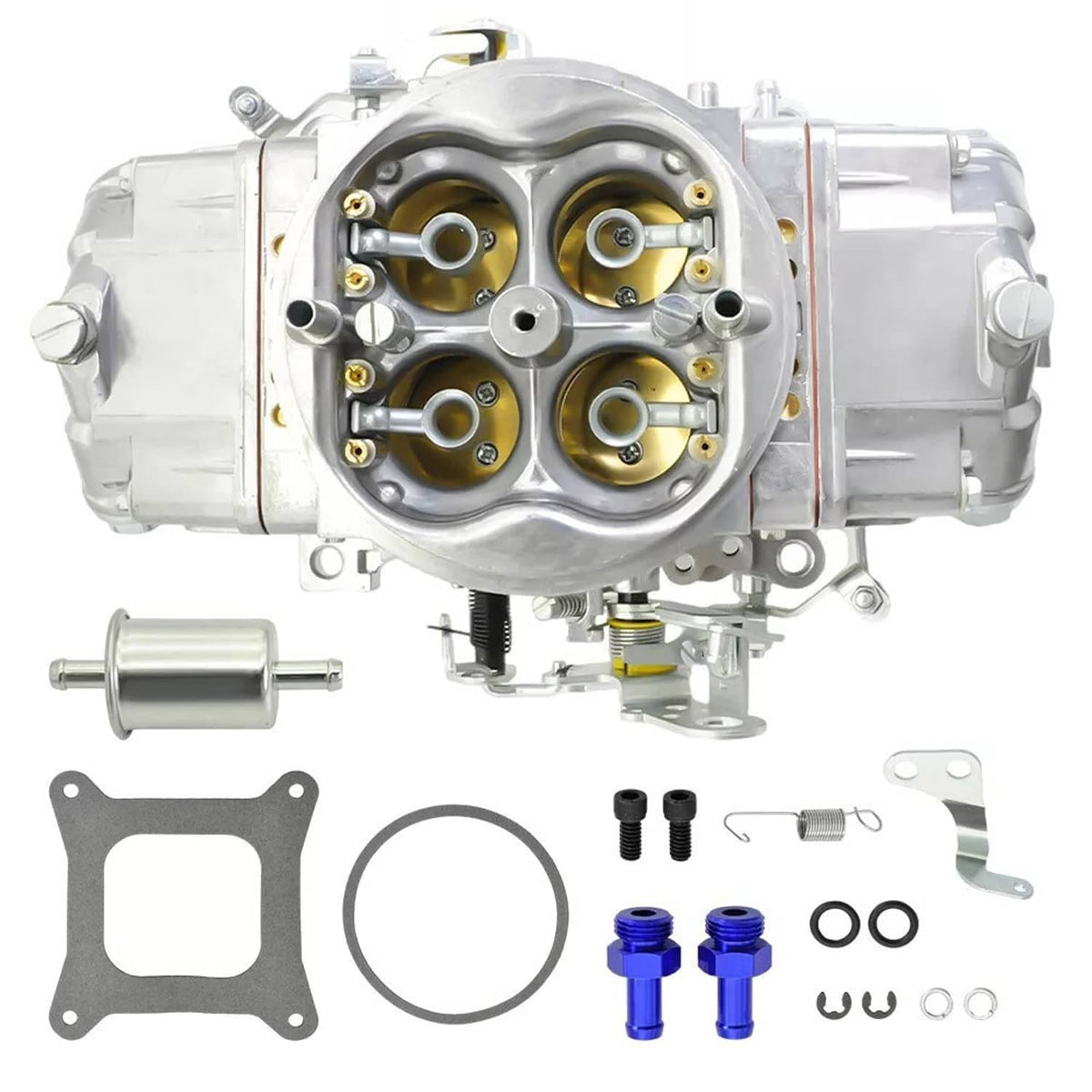Solidspare 4 Barrel BR-67201 850CFM Carburetor Double Pumper Mechanical Performance Race