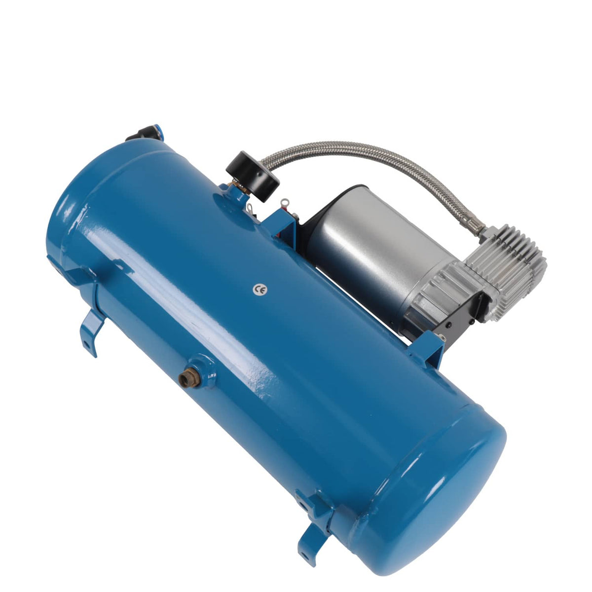 Solidspare 150PSI AIR COMPRESSOR WITH 6 LITER TANK DC 12V FOR TRAIN HORNS MOTORHOME TIRES
