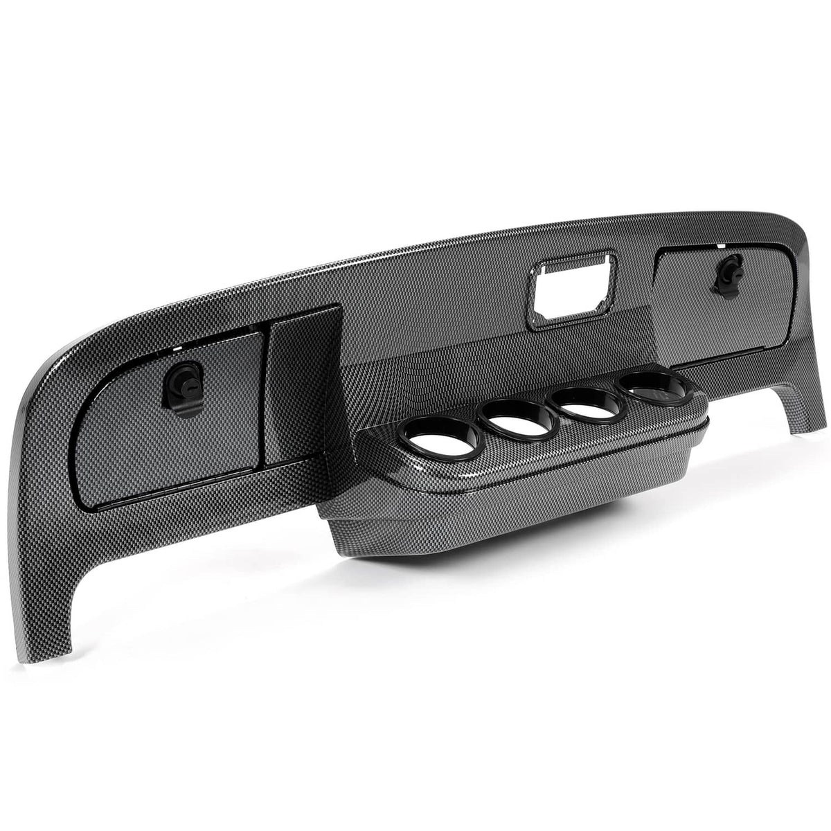 Solidspare Dash Assembly Cover Kit Carbon Fiber Style For EZGO TXT Golf Cart 1994-2013