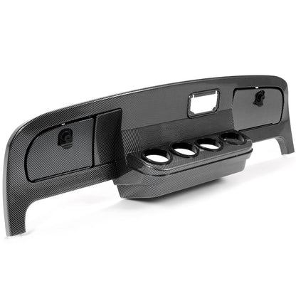 Solidspare Dash Assembly Cover Kit Carbon Fiber Style For EZGO TXT Golf Cart 1994-2013