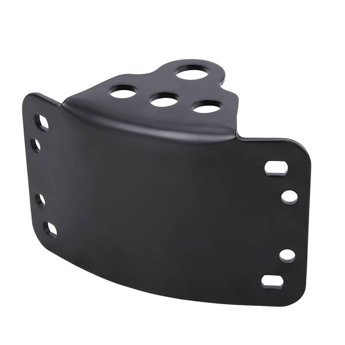 Solidspare Motorcycle License Plate Holder Side Mount Bracket for Harley Honda Universal US