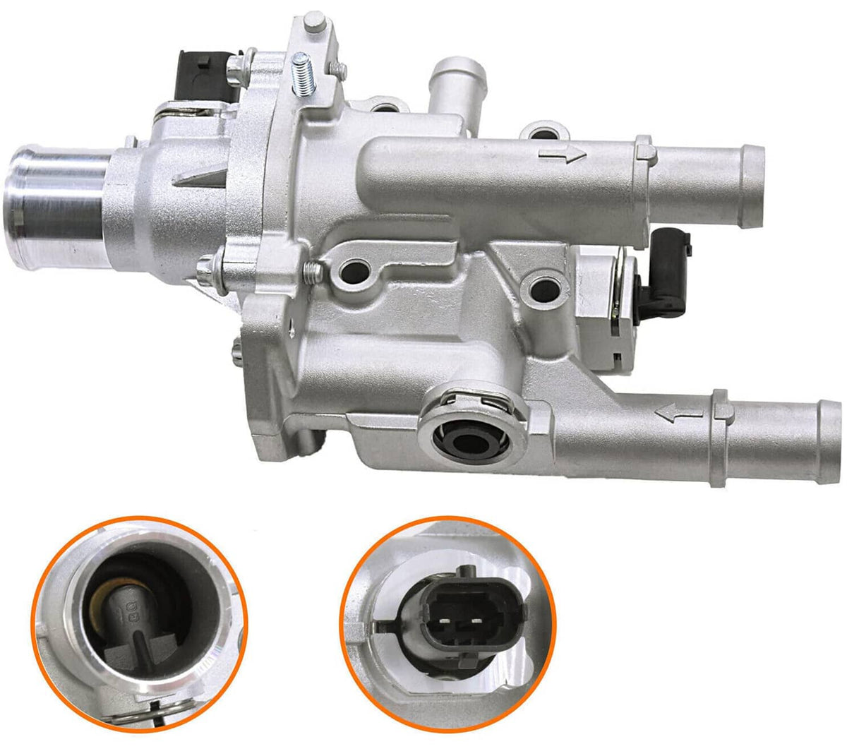 Solidspare For Chevrolet Sonic Cruze 1.8L Engine Coolant Thermostat Housing Assembly Fits