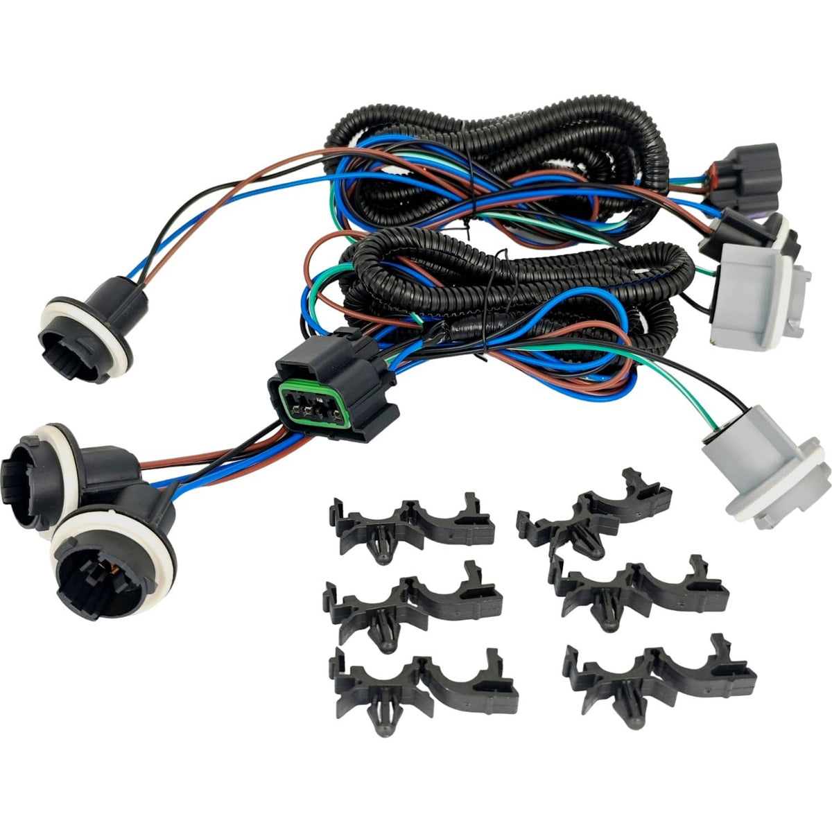 Solid Spare 15824515 2X Tail Lamp Wiring Harness 15824514 Fit for Chevrolet Silverado 2500HD