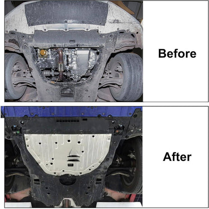 Solidspare Car Front Engine Splash Guard Under Car Shield Cover For 2016-2021 Honda Civic