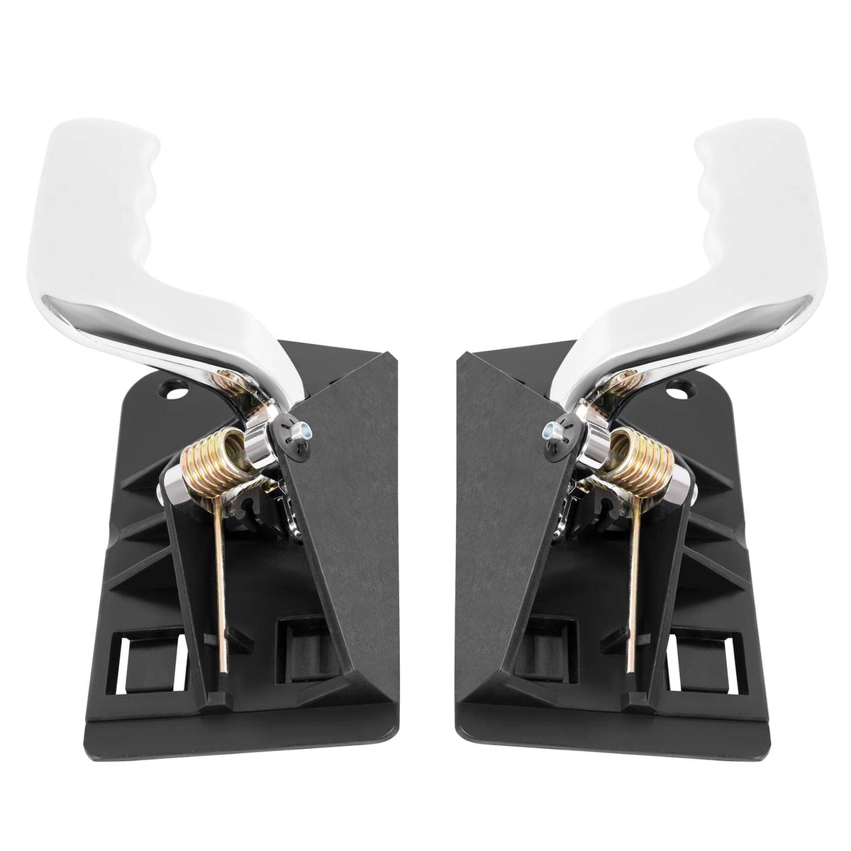 Solid Spare Fits GMC SIERRA 1500 2002-06 Interior Door Handles Drive + Passenger Side Chrome