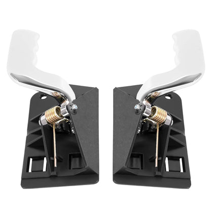 Solid Spare Fits GMC SIERRA 1500 2002-06 Interior Door Handles Drive + Passenger Side Chrome