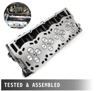 Solidspare 2x Cylinder Heads Powerstroke 6.4L Fit for 2008-2010 Ford F250 F350 F450 F550