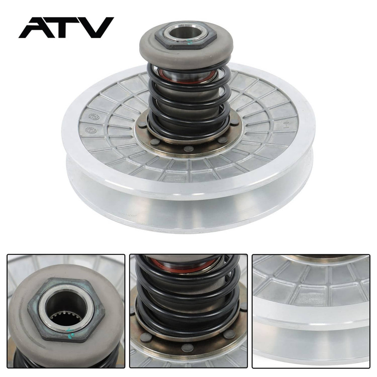 Solidspare Drive Clutch Secondary Sheave Assembly For Yamaha Grizzly 660 Kodiak 700