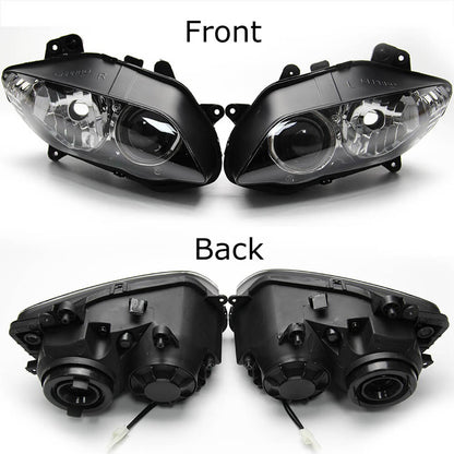 Solidspare Headlight Assembly w/ Upper Stay Fairing Bracket For Yamaha YZF R1 2004 2005 06