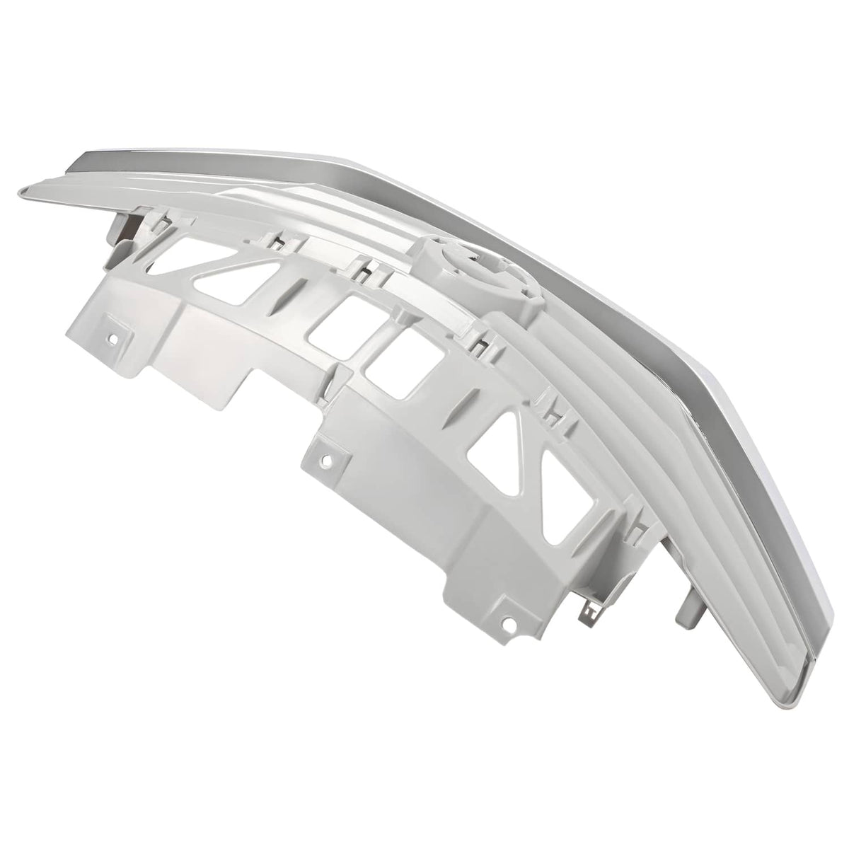 Solid Spare Grille For Nissan Versa Note 2014 2015 2016 Chrome Front Upper Bumper Grill