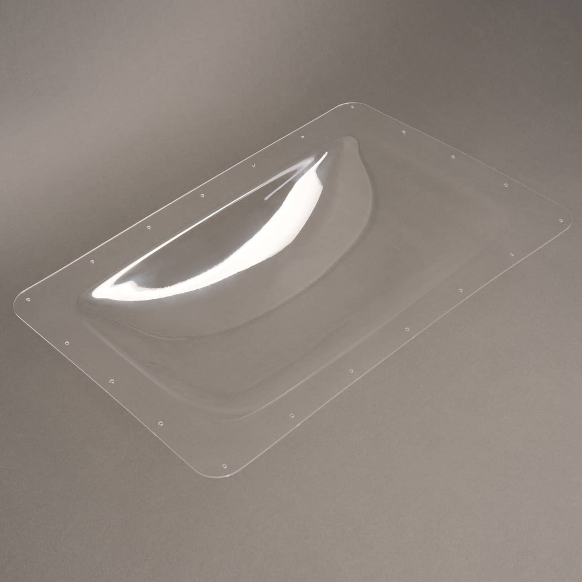 Solidspare For RV Camper Truck Skylight Cover Outer Dome Bubble Top Roof 18" x 26" Clear