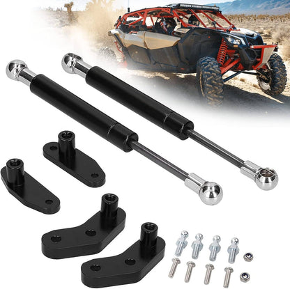 Solidspare Door Opener Kits Door Shocks Struts for 2017-2022 Can Am Maverick X3 Front Rear