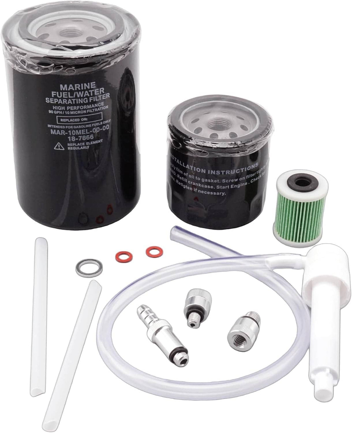 Solid Spare 69J-13440 Oil filter & 6P3-24563 Fuel filter Kit Yamaha 150/175/200/225/250 HP