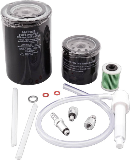 Solid Spare 69J-13440 Oil filter & 6P3-24563 Fuel filter Kit Yamaha 150/175/200/225/250 HP