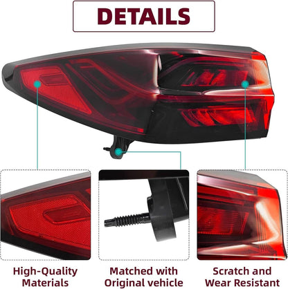 Solidspare Pair Right+Left LED Tail Lights For 2023-2025 Chevrolet Blazer 87836075 86508679