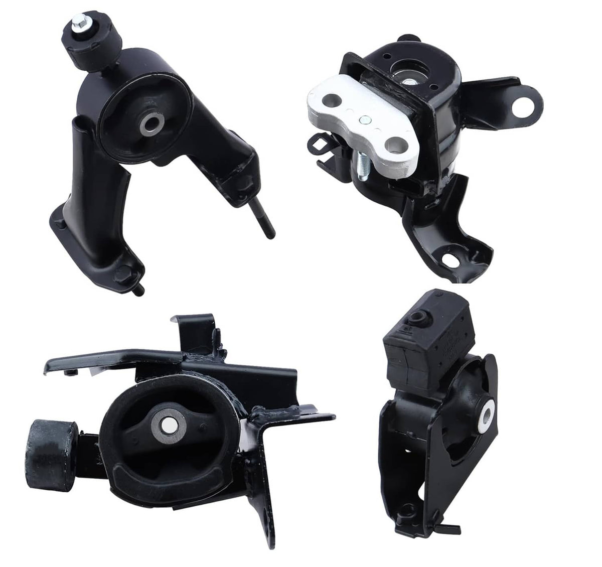 Solidspare New 4Pcs Engine Motor Transmission Mount For 2009-13 Corolla 1.8L A62015 A62023