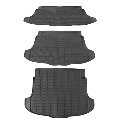 Solidspare For 2007-2011 Honda CR-V CRV TPE Front & Rear Floor Mats Trunk Cargo Liners Set