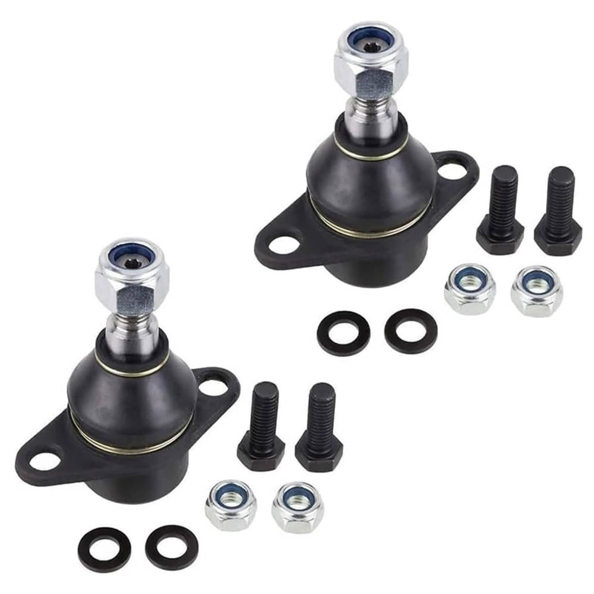 Solidspare 6x For 2011-18 BMW X3 X4 Front Lower Control Arm Ball Joint Suspension Kit Black