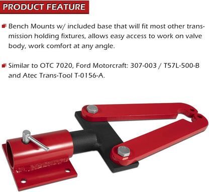Solid Spare T-0156-A Transmission Holding Fixture Tool with Base for Ford/Chrysler OTC 7020