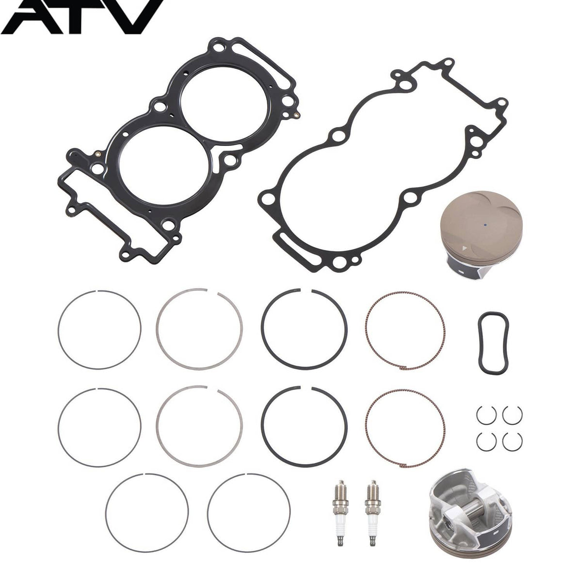 Solidspare 93mm Piston Gasket Kit Fit For Polaris General/Ranger/RZR XP 1000 2205244