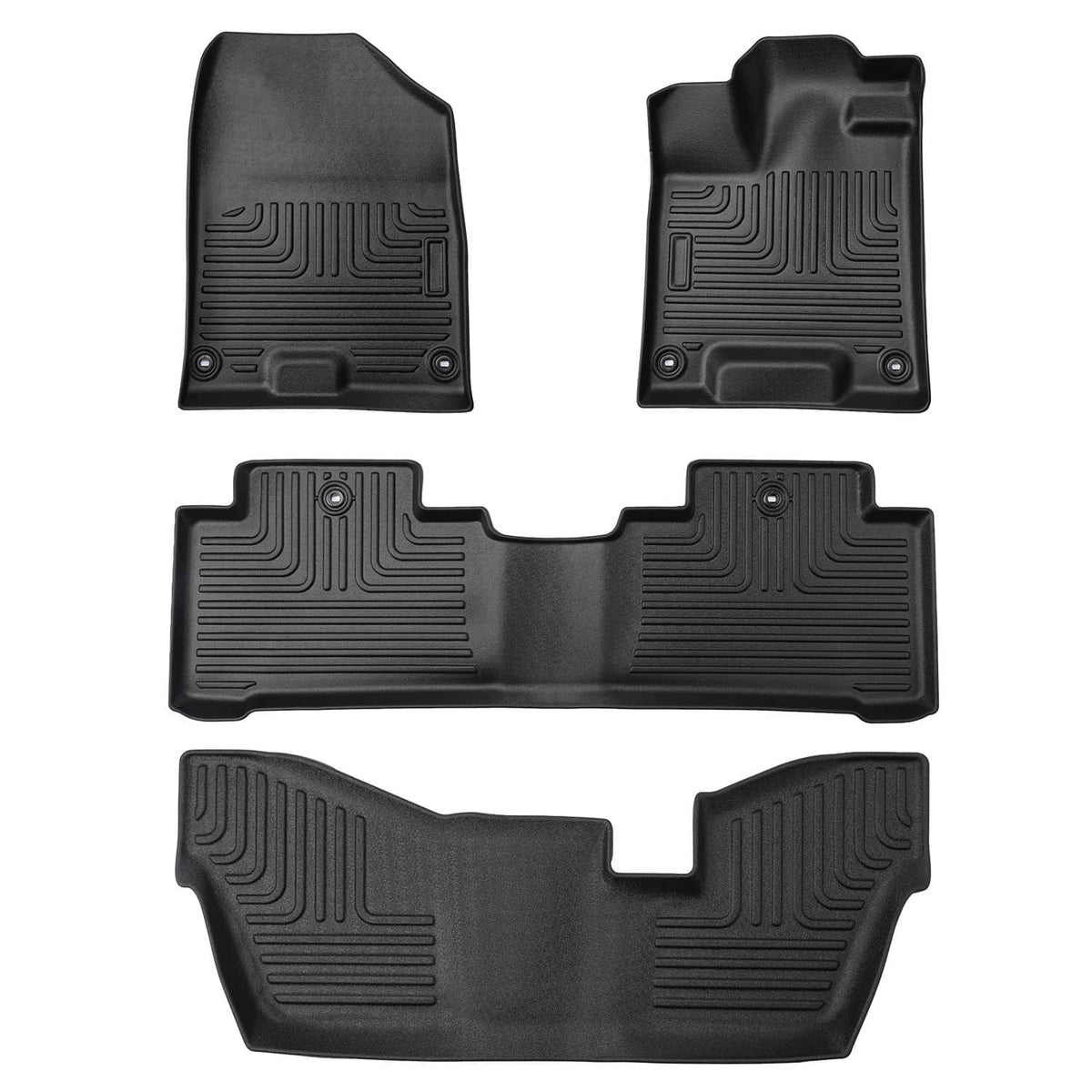 Solidspare Car Floor Mats Liner for Acura MDX 2014 2015 2016 2017 2018 2019 2020 TPE Rubber