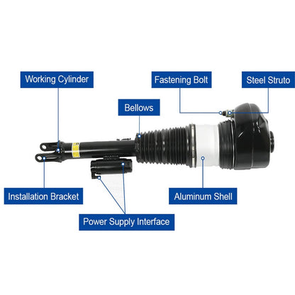 Solidspare Front Right Air Suspension Shock Strut For BMW G11 G12 740i 750i 740Li 750Li RWD