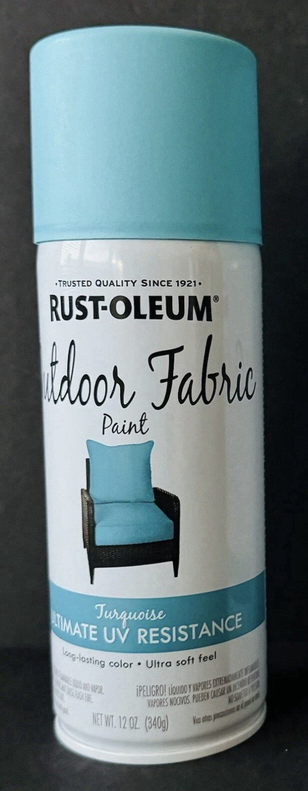 Rust-Oleum 358842 Outdoor Fabric Paint "TURQUOISE", 12oz