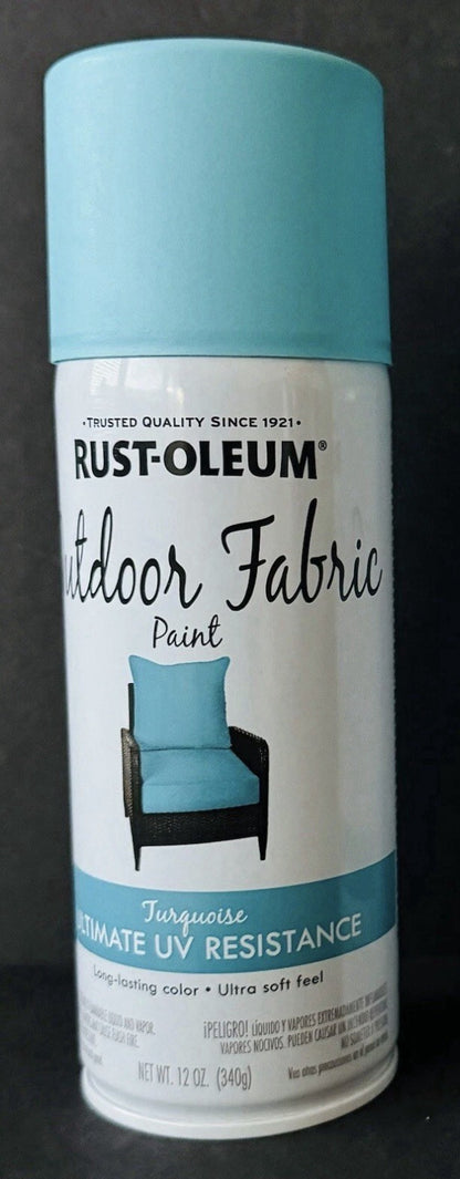 Rust-Oleum 358842 Outdoor Fabric Paint "TURQUOISE", 12oz