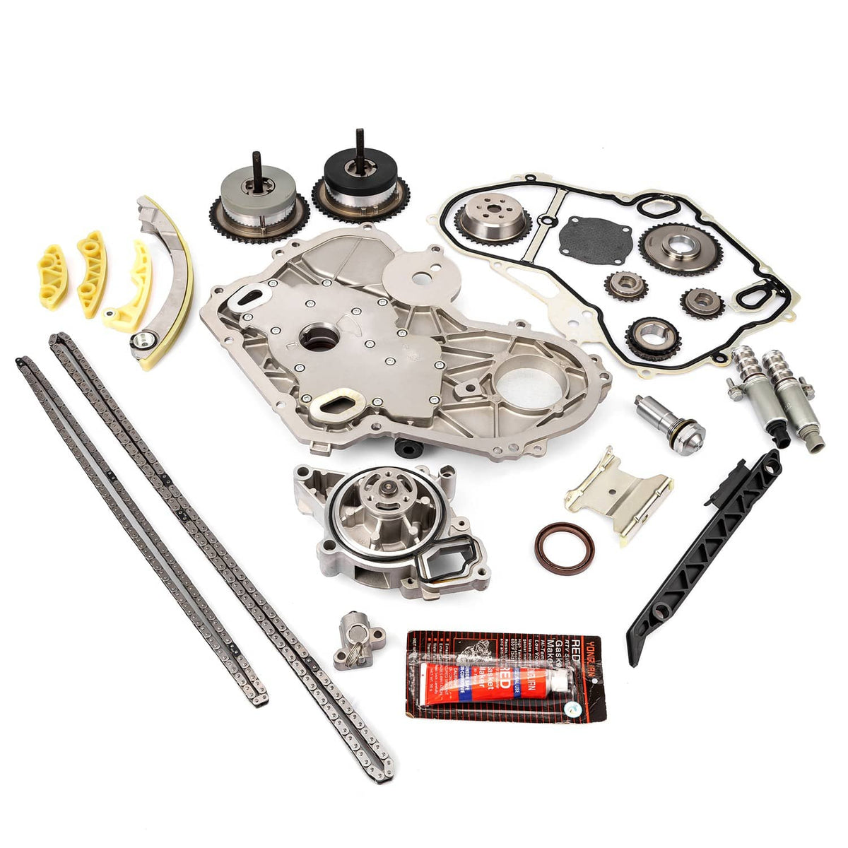 Solidspare For 2.0L 2.4L Chevrolet COBALT EQUINOX HHR Timing Chain Kit Oil & Water Pump
