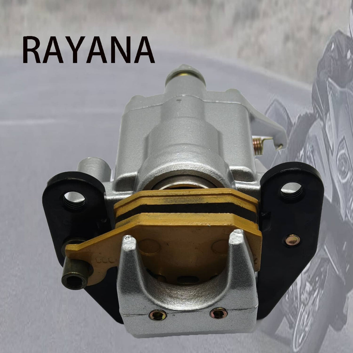 Solidspare Rear Brake Caliper & Pads for Yamaha Rhino 660 450 YXR450 YXR660 4X4 2004-2009