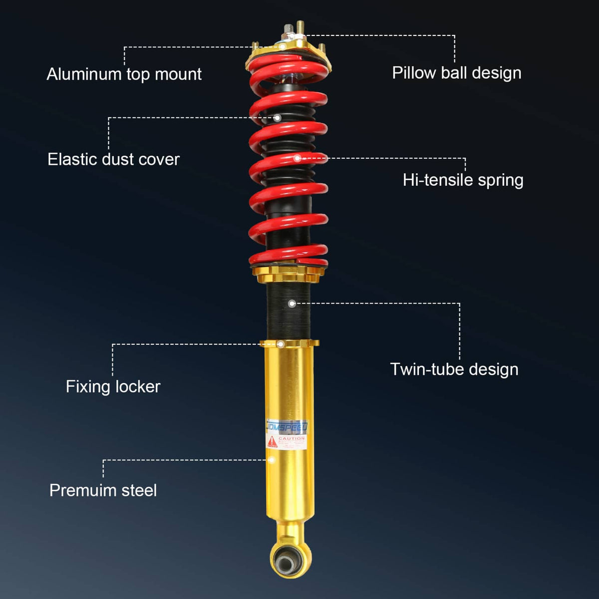 Solidspare Coilovers Kits For 2006-2012 Lexus IS350 IS250 Shock Absorbers Struts Adj Height