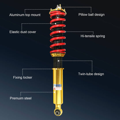 Solidspare Coilovers Kits For 2006-2012 Lexus IS350 IS250 Shock Absorbers Struts Adj Height