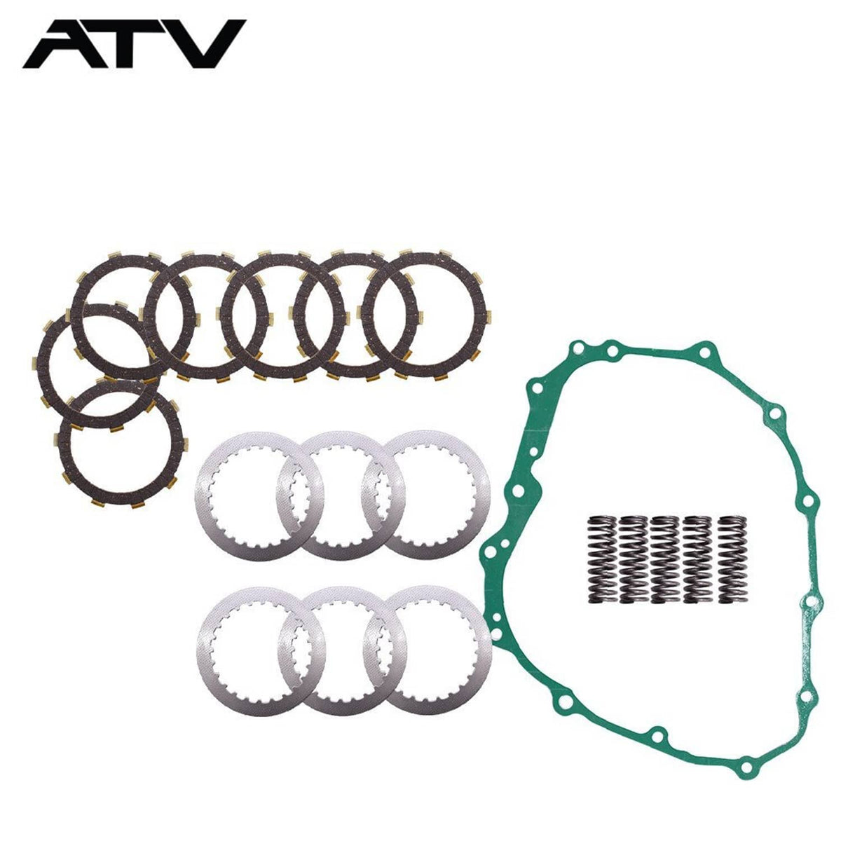 Solidspare Generic Clutch Kit Heavy Duty Springs & Cover Gasket For Honda Sportrax 400