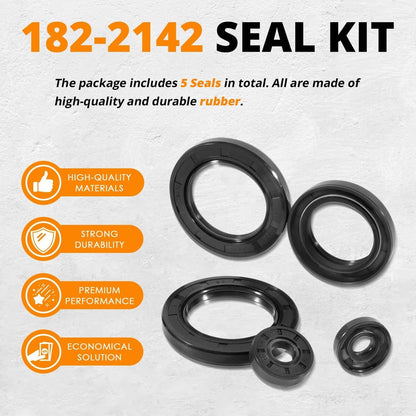 Solidspare 182-2142 Engine Oil Seal Rebuild Kit 400 400L Fit for Polaris Sport 82114 822124
